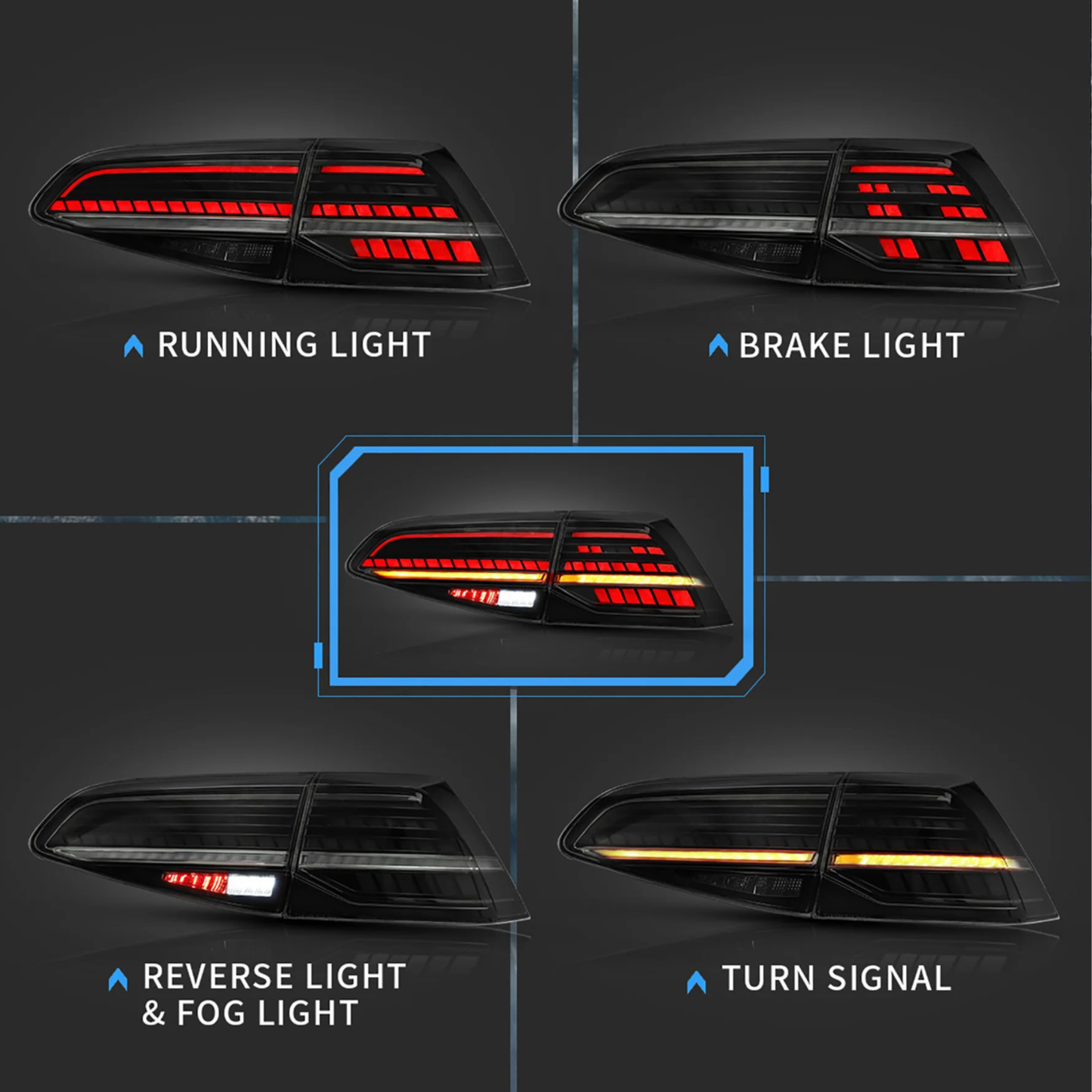VLAND MK7 Golf Taillights